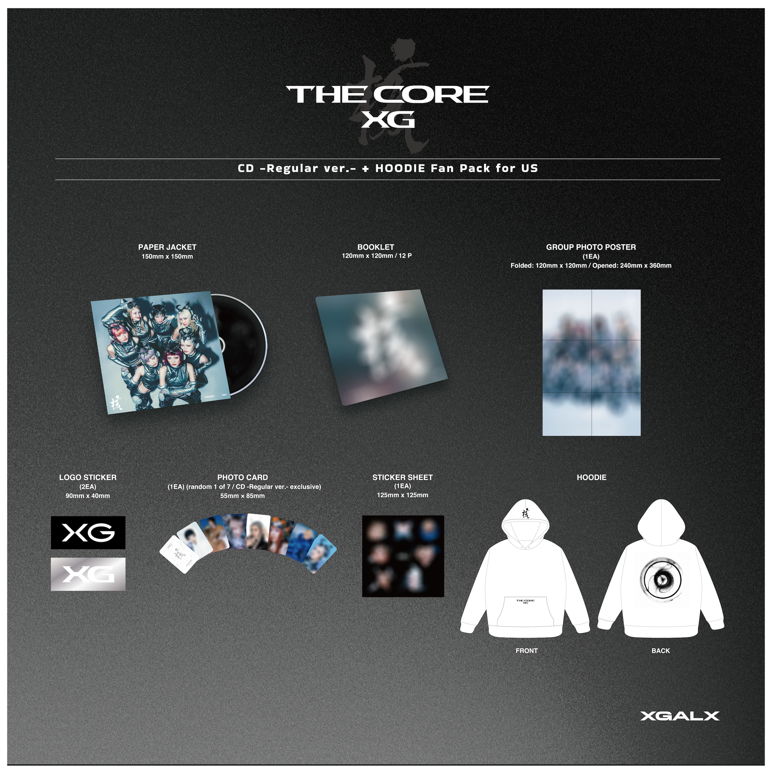 THE CORE - 核 - Fan Pack – XG US THE CORE - 核 - Fan Pack – XG US